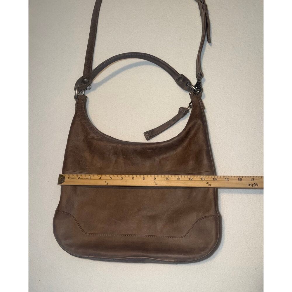 FRYE Mellissa zip boho large leather purse - Picture 5 of 16